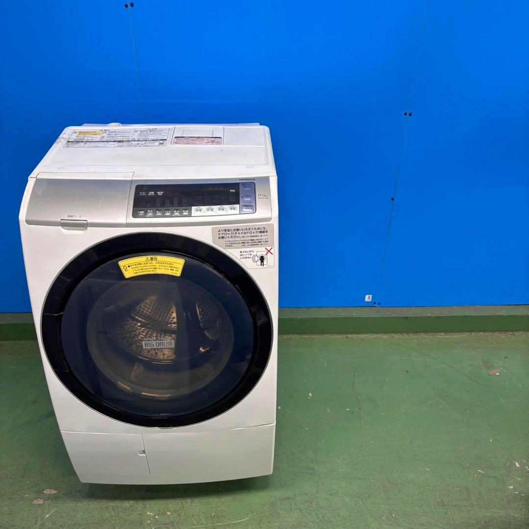 588 今だけ6ヶ月保証　ドラム式洗濯機　ヒートポンプ　11キロ　6キロ　左開き