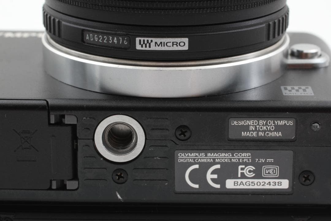 OLYMPUS PEN Lite E-PL3 ブラック 14-42mm レンズ