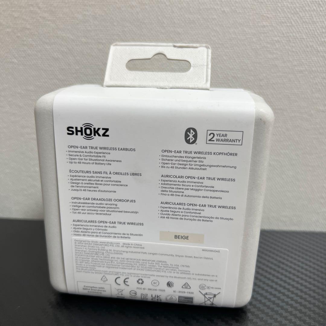 イヤホン SHOKZ OPENFIT 2 SKZ-EP-000046