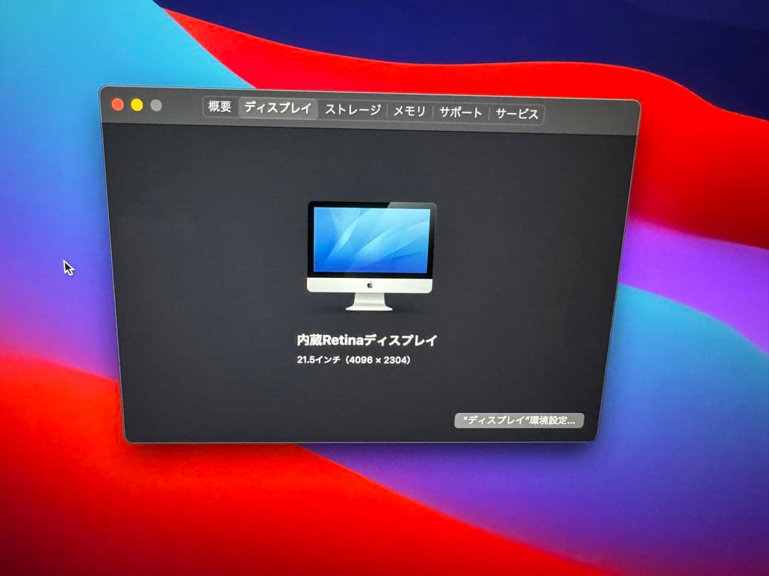 Macデスクトップ iMac 4K 21.5 (2017) / SSD 1TB / RAM 20GB