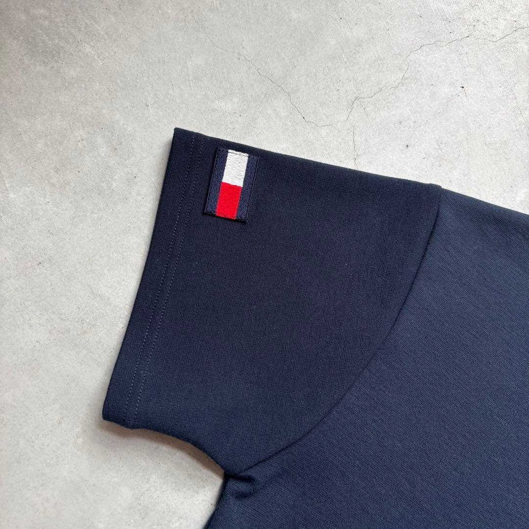 【美品】  GOLF 半袖モックネックシャツ ロゴ