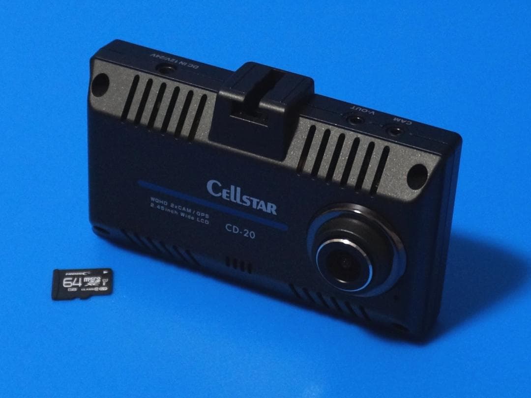 電池新品☆整備品☆新品SD64GB☆セルスターCD-20☆美品☆最新Ver更新済