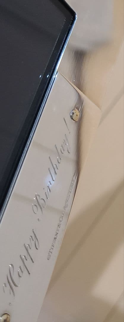 ティファニーフォトフレーム横約17cm 縦約22cm