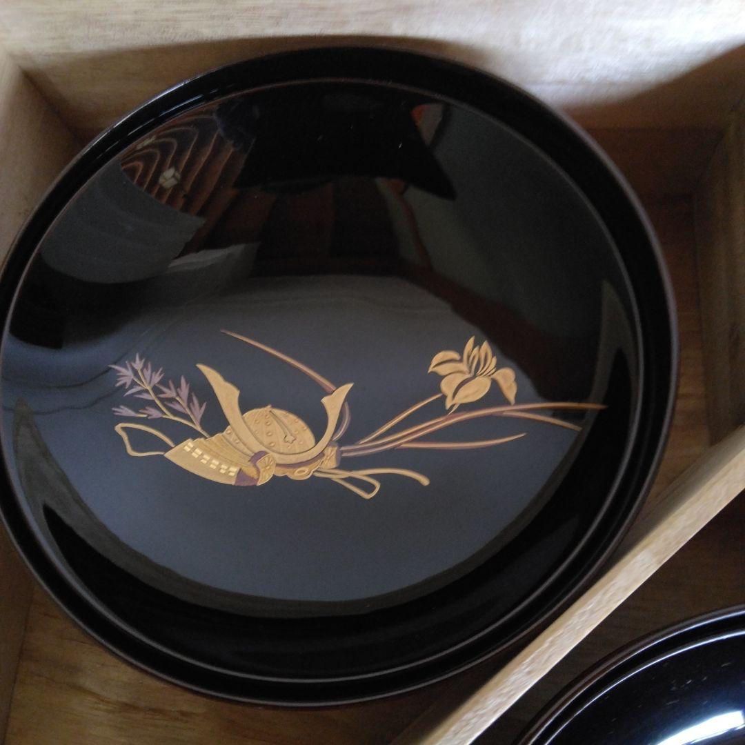 椀　輪島塗　絵変わり　五節句