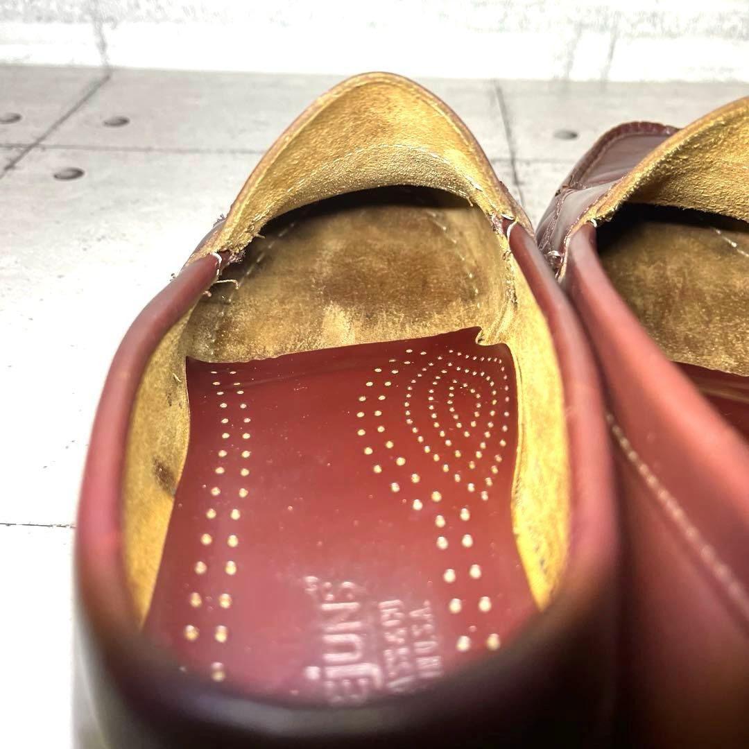 【ウィージャンズ】ジーエイチバスカンパニー ペニーローファー♡バーガンディ7.5