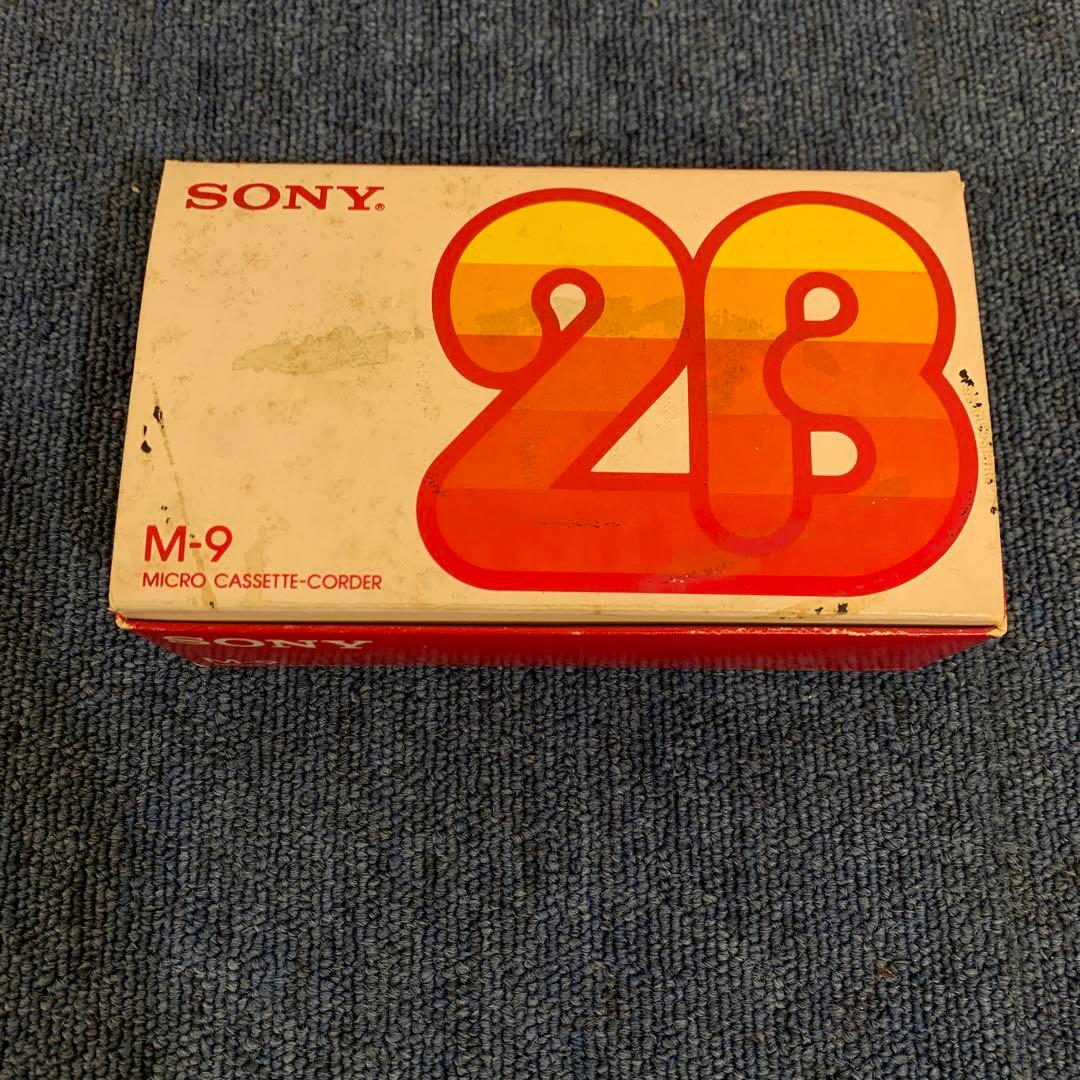 希少 SONYマイクロカセットテープレコーダ　M-9