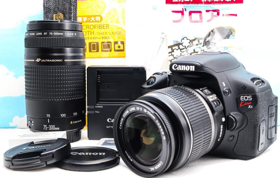 Canon kiss x5⭐️Wレンズセット⭐️スマホ転送♪⭐️届いてすぐ使える