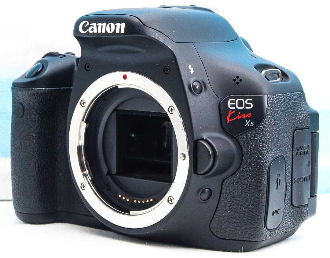 Canon kiss x5⭐️Wレンズセット⭐️スマホ転送♪⭐️届いてすぐ使える