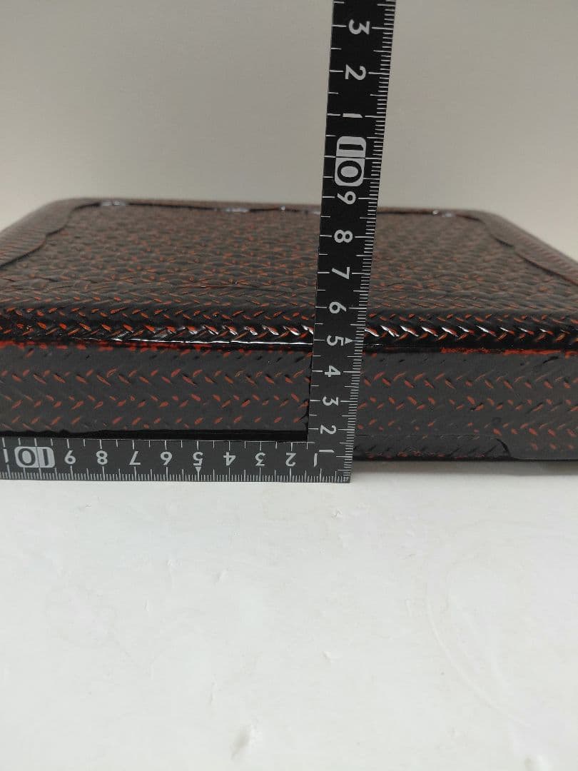 籃胎漆器　井上籃製　文箱　小物入　福岡県特産