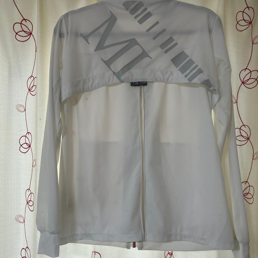 MARK&LONA ゴルフ　ホワイト ジャケット　レディース　サイズ38