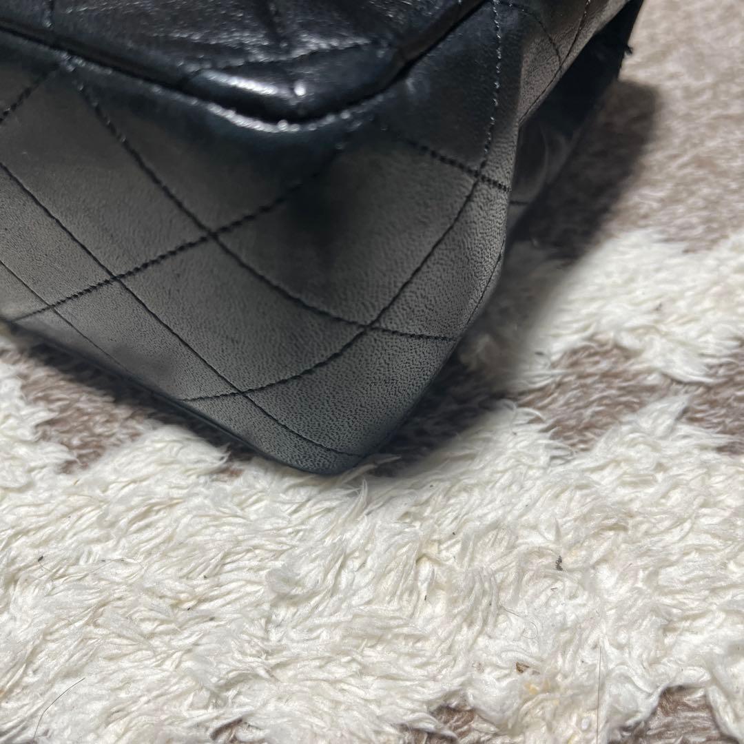 シャネル CHANEL ショルダーバッグ マトラッセ 25 Wチェーン