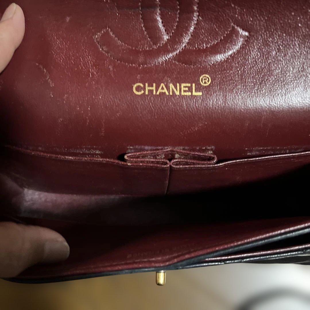 シャネル CHANEL ショルダーバッグ マトラッセ 25 Wチェーン