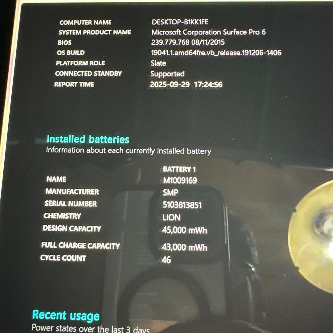 surface pro 本体 ACアダプター付き