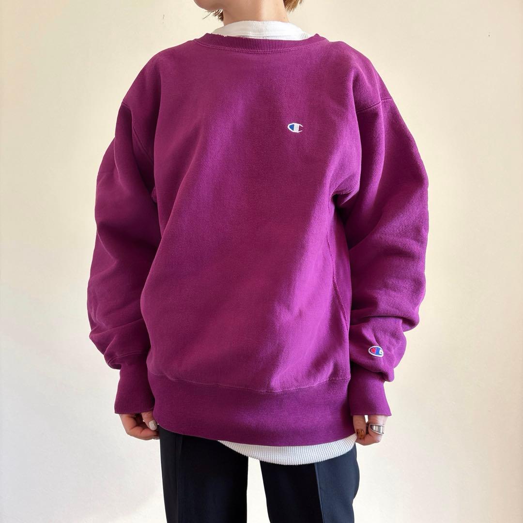 USA製vintage champion ReverseWeave Grape