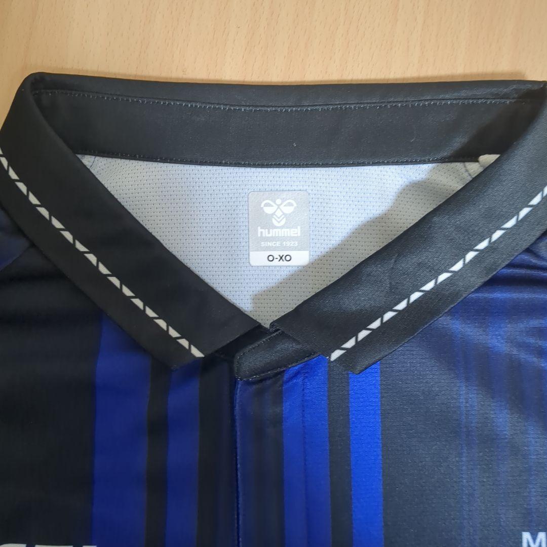新品　ガンバ大阪　襟付きhummel サッカーユニフォーム 黒川圭介サイン入り