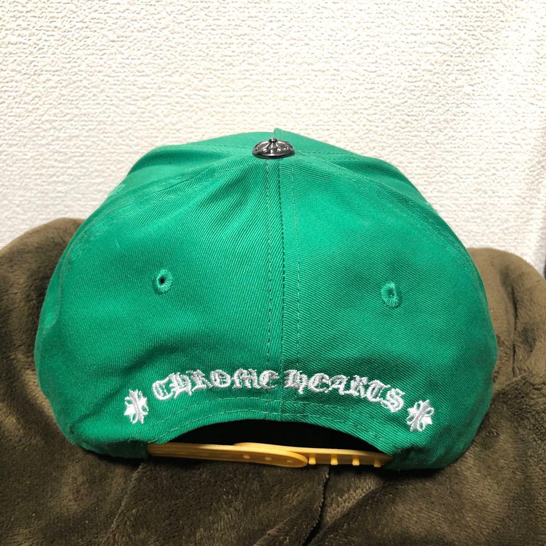 CHROME HEARTS ベースボールキャップ 緑/黄色