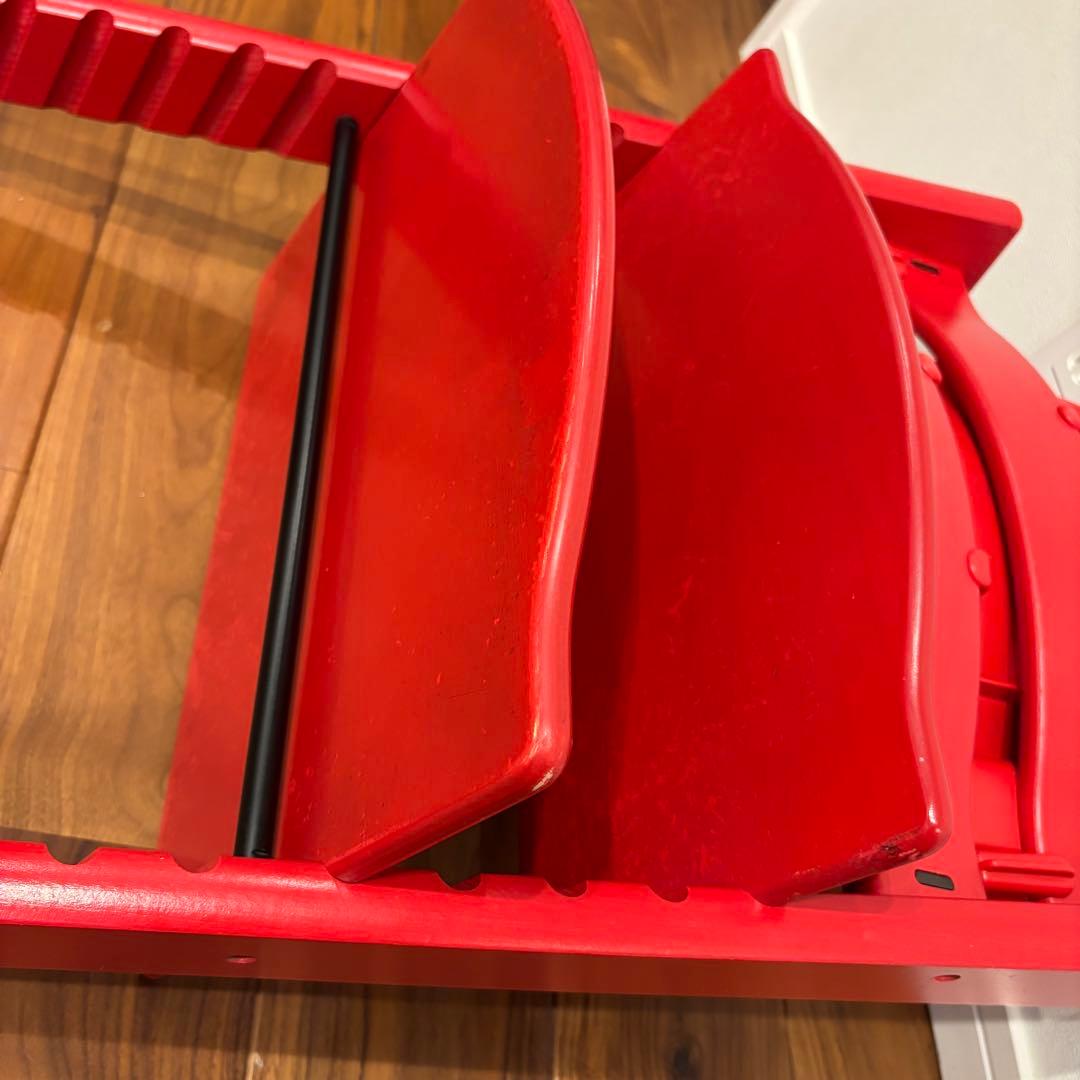 STOKKE トリップトラップ レッド ベビーセット付き 美品 ストッケ