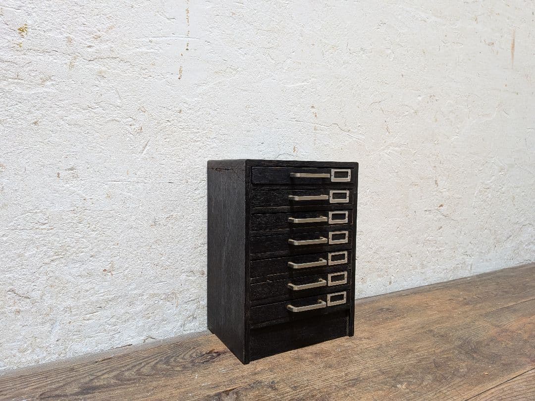 1113 ビンテージ　収納7杯　小引き出し　小物入れ　工業系　ケース　レトロ