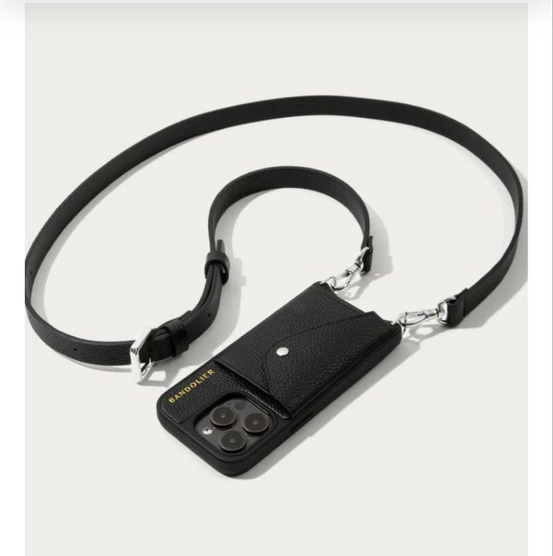 ◆バンドリヤー ヘイリー サイドスロット シルバー iPhone15用 新品