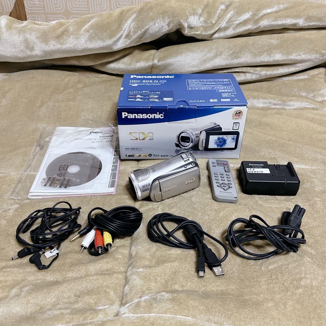 【美品】Panasonic HDC-SD9 ビデオカメラ 本体 付属品多数