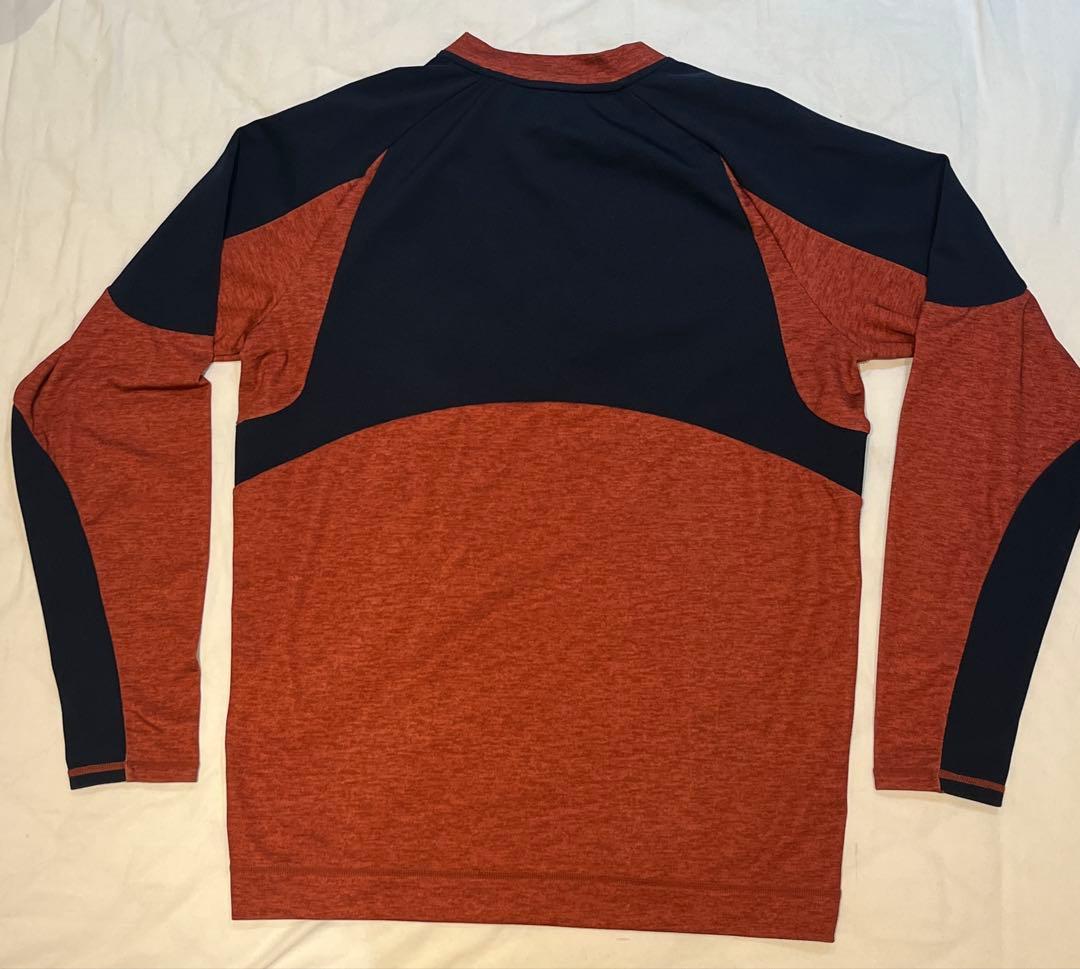 ラグビー　イングランド代表　長袖　トレーニングシャツ　ウォームアップウェア