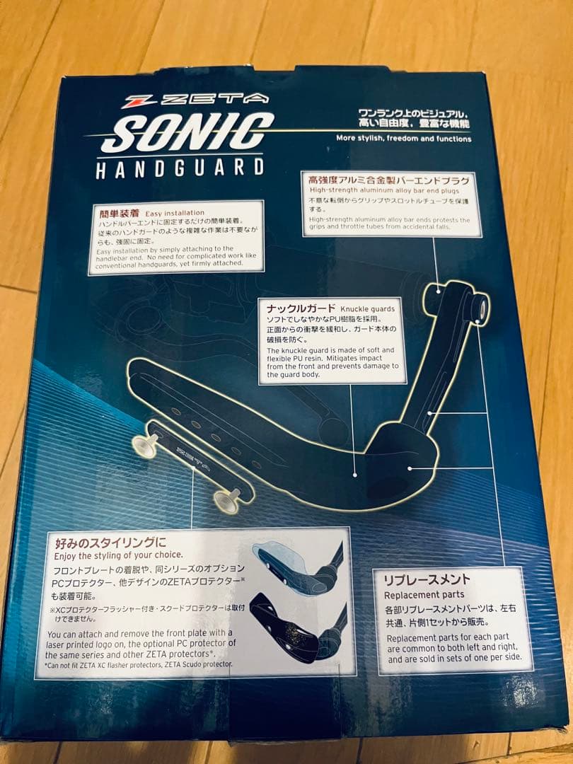 ZETAソニックハンドガードF5633ライトスモークPCキットM16/M8タイプ