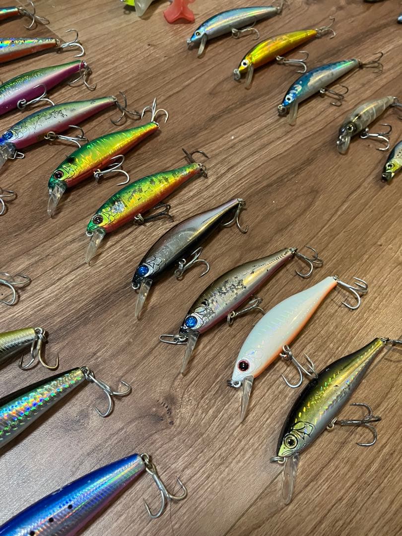 シーバスルアーまとめ売りルドラ130.ショアラインシャイナー.ウェイキーブー 他