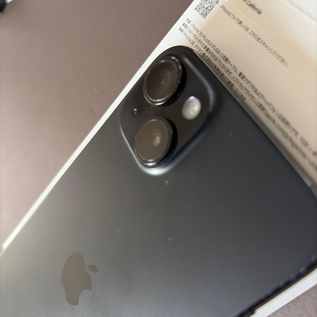 Apple iPhone 15 Plusブラック　本体 箱あり