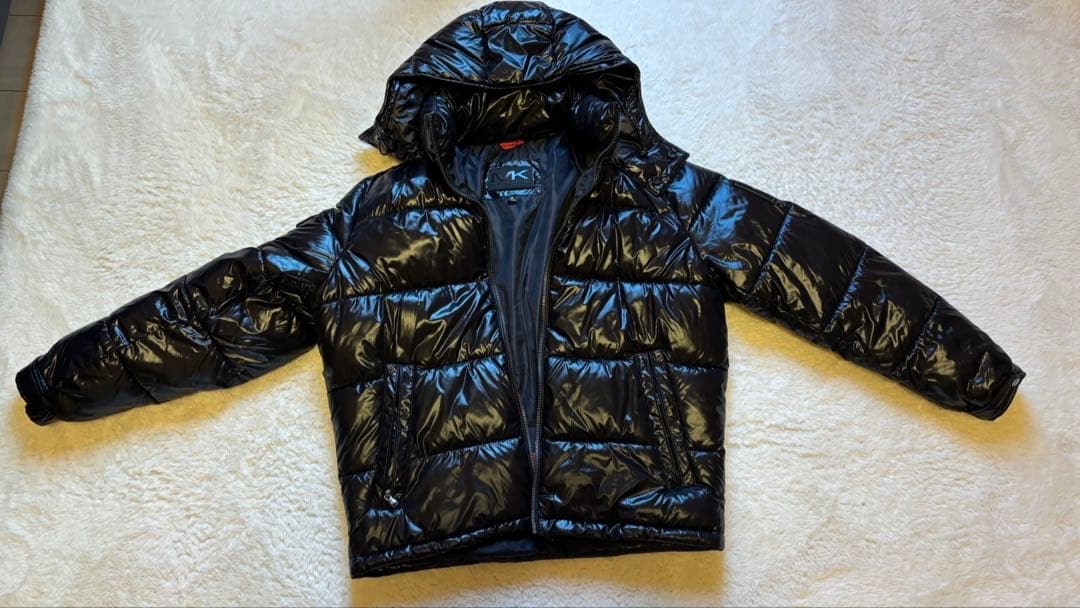 MICHAEL KORS ダウンジャケット　ブラック　フード付き　Mサイズ