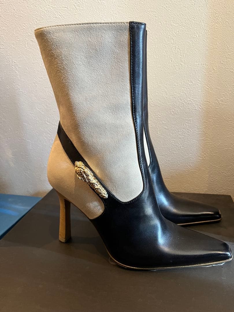GUCCI レザー スエードブーツ　36