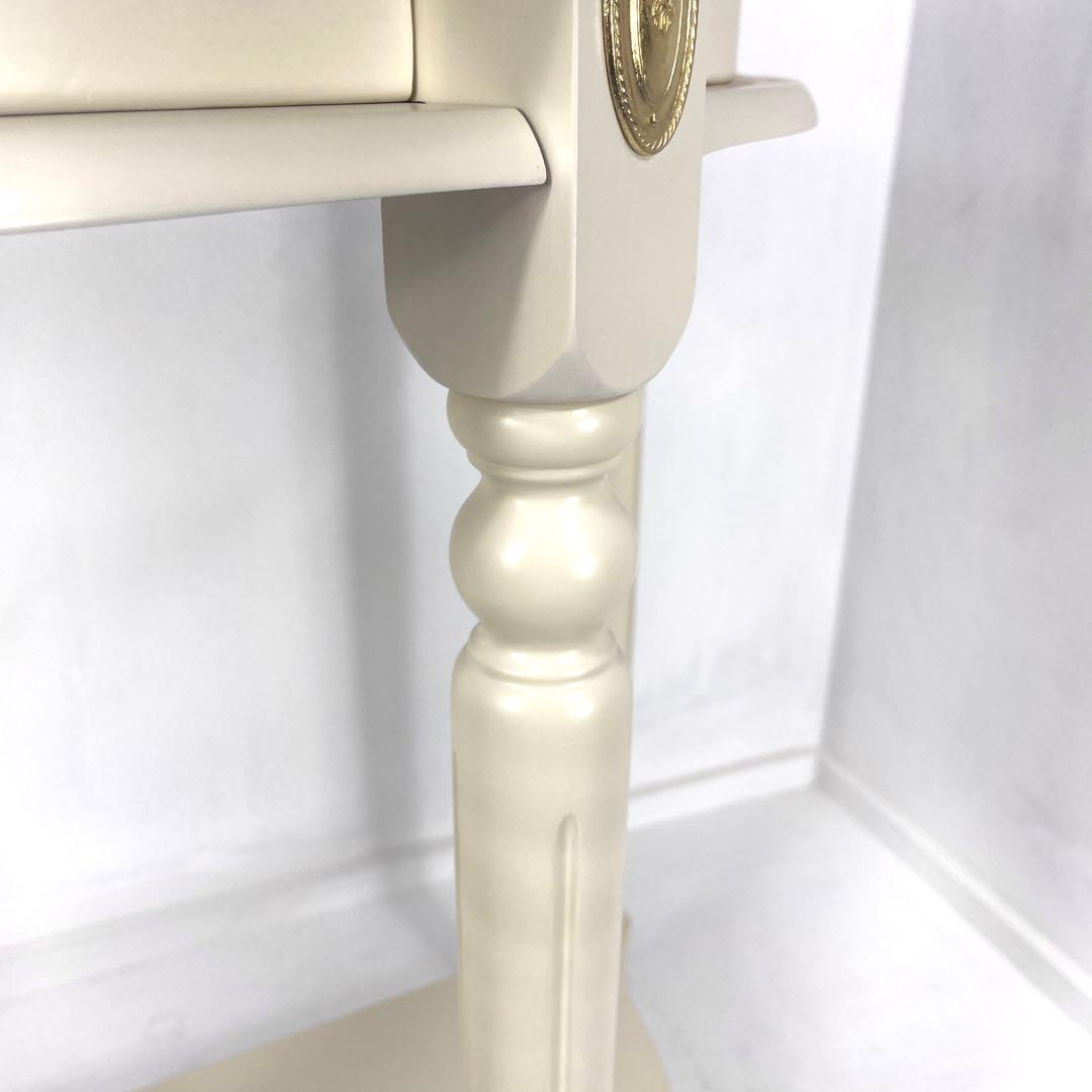 コンソールテーブル　サイドテーブル　インテリア　花台　アンティーク　　ロココ調