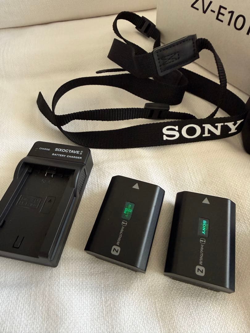 SONY VLOGCAM ZV-E10 II パワーズームキット　予備バッテリ