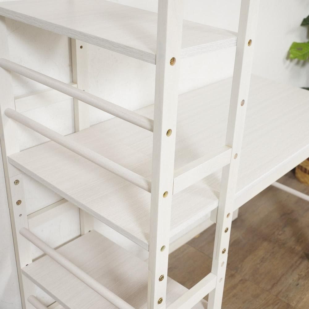 フォロー割【新品】ラック付きデスク　可動式棚　幅105cm　収納　多用途