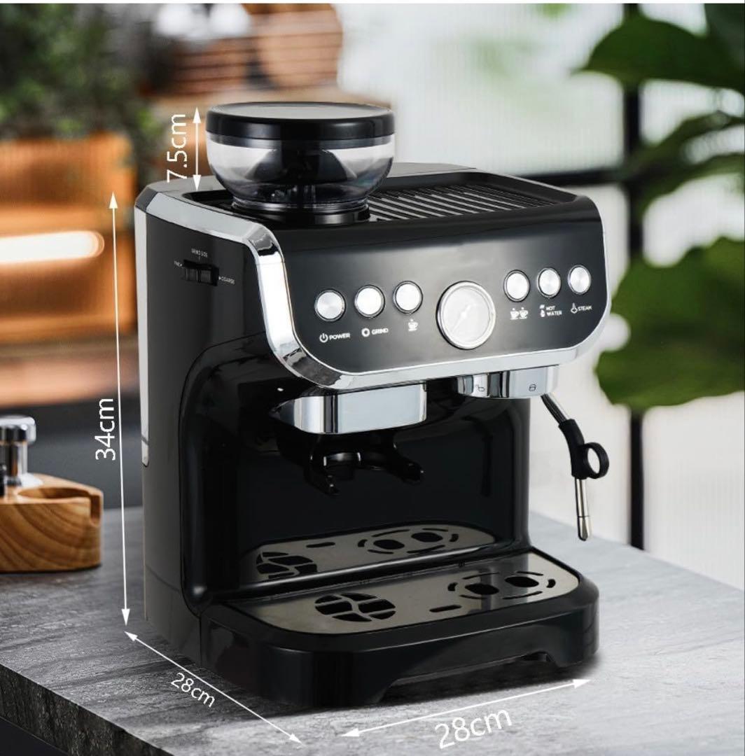 Aeroor 全自動コーヒーマシン コーヒーメーカー エスプ レッソマシ