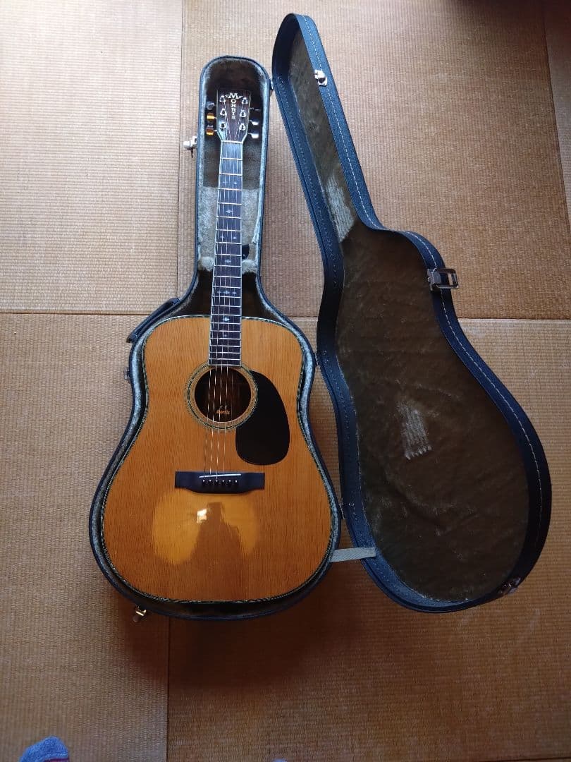 モーリスW-60 ハカランダ JAPANビンテージ　メンテ済　サドル、ナット牛骨