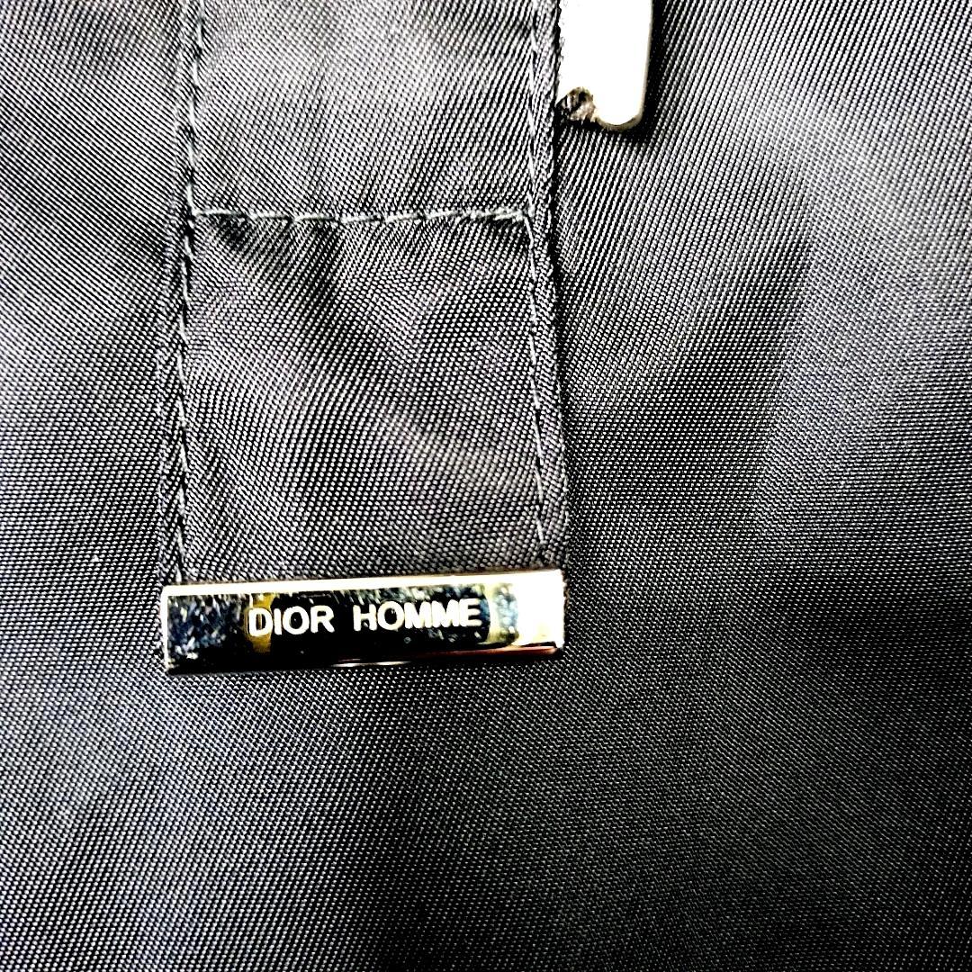 【美品・クリス期】ディオールオム モッズコート サークルロゴ刺繍 48 L 黒