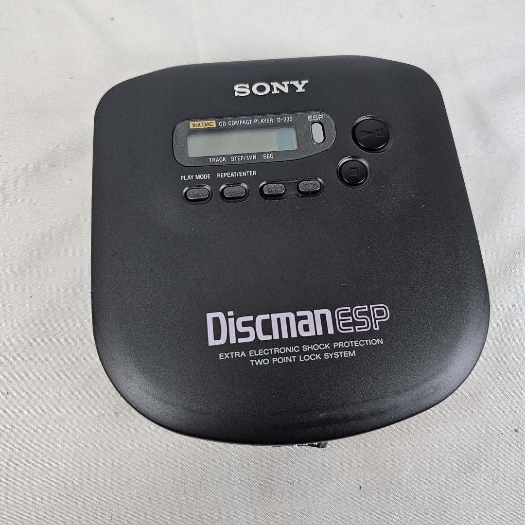 【レトロ】SONY Discman D-335 ポータブルCDプレーヤー