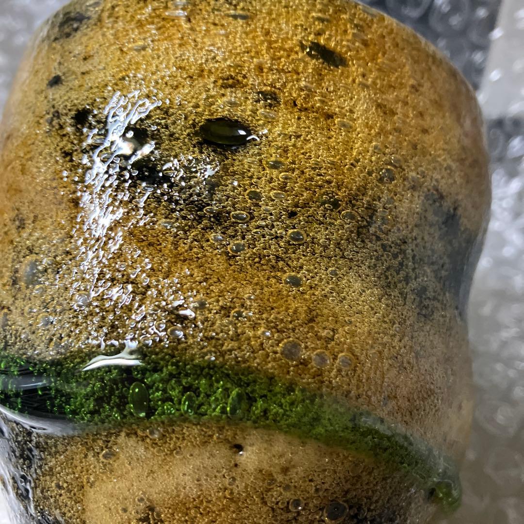 稲嶺盛吉　泡グラス