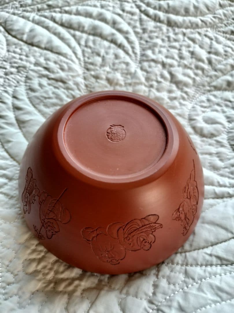 常滑焼　吉川秀樹　朱泥　茶器セット