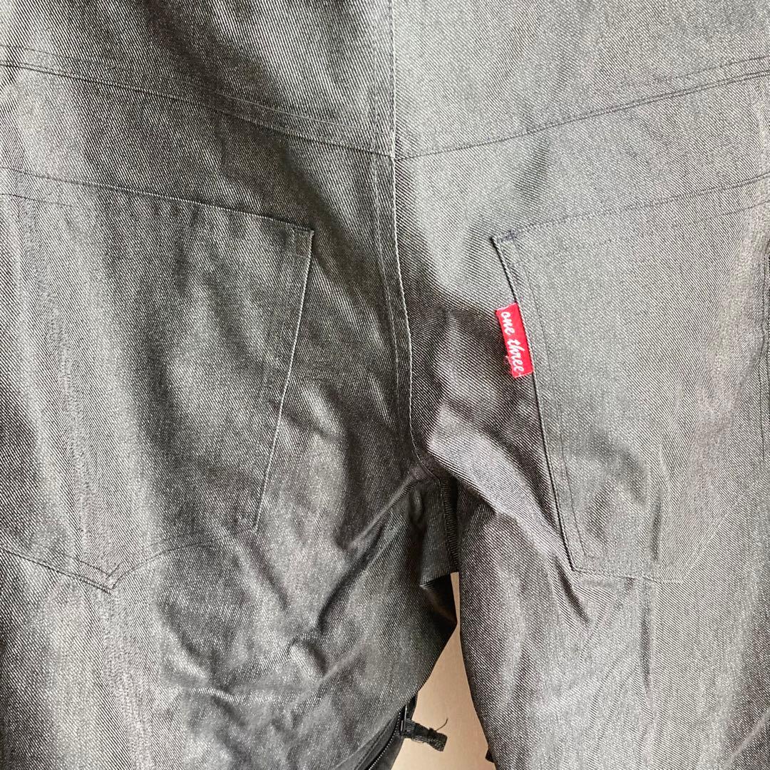 Lサイズ　レディース　スノーボードウェア　ボトムス　ズボン　デニム　黒　ブラック