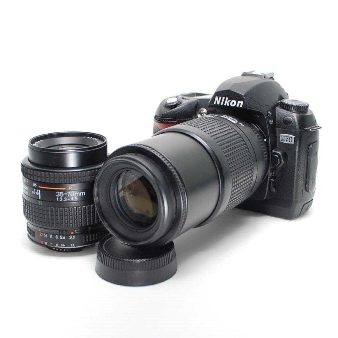 ⭐︎Nikon D70⭐︎ダブルレンズセット 汎用性抜群 良品 お手軽一眼レフ