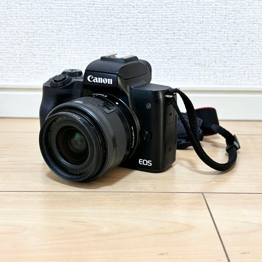 Canon EOS Kiss M ダブルレンズ　レンズ保護　クリーニングキット