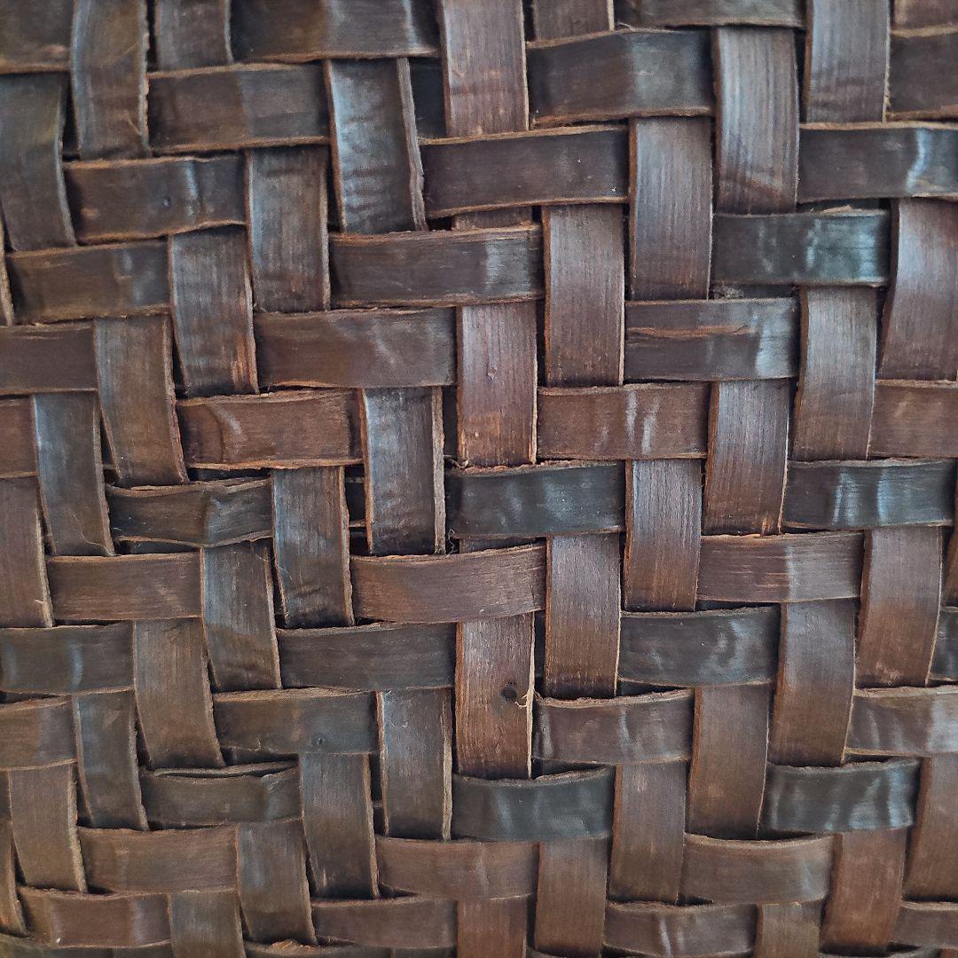 国産　胡桃　かごバッグ