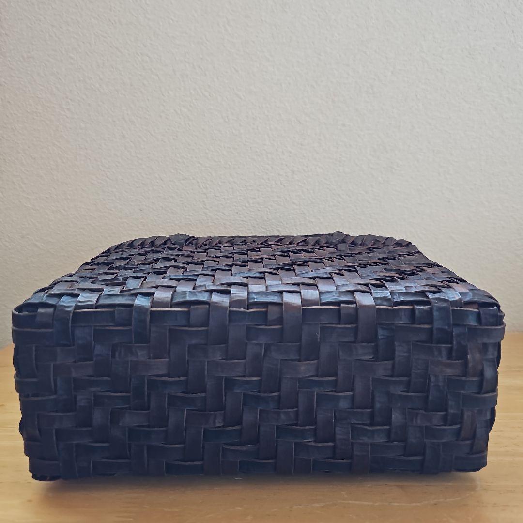 国産　胡桃　かごバッグ