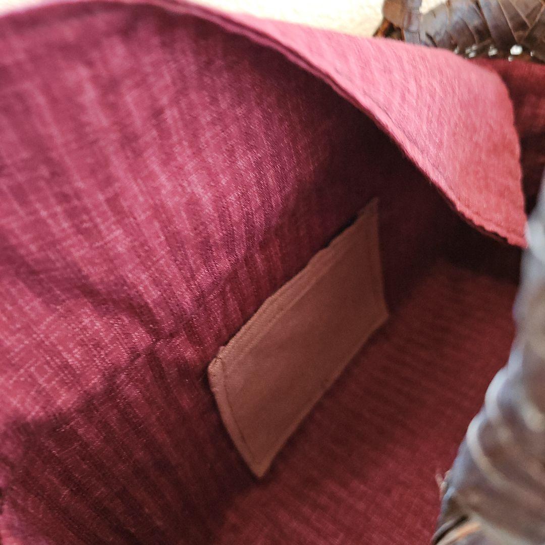 国産　胡桃　かごバッグ