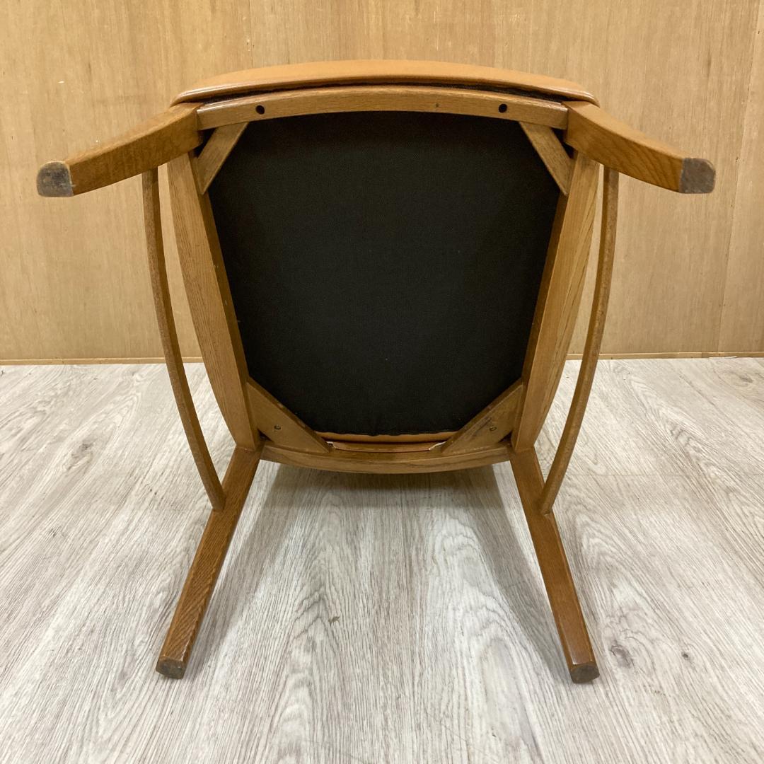 【カリモク】ドマーニ　本革　ダイニングチェア　ハイバック　椅子　A