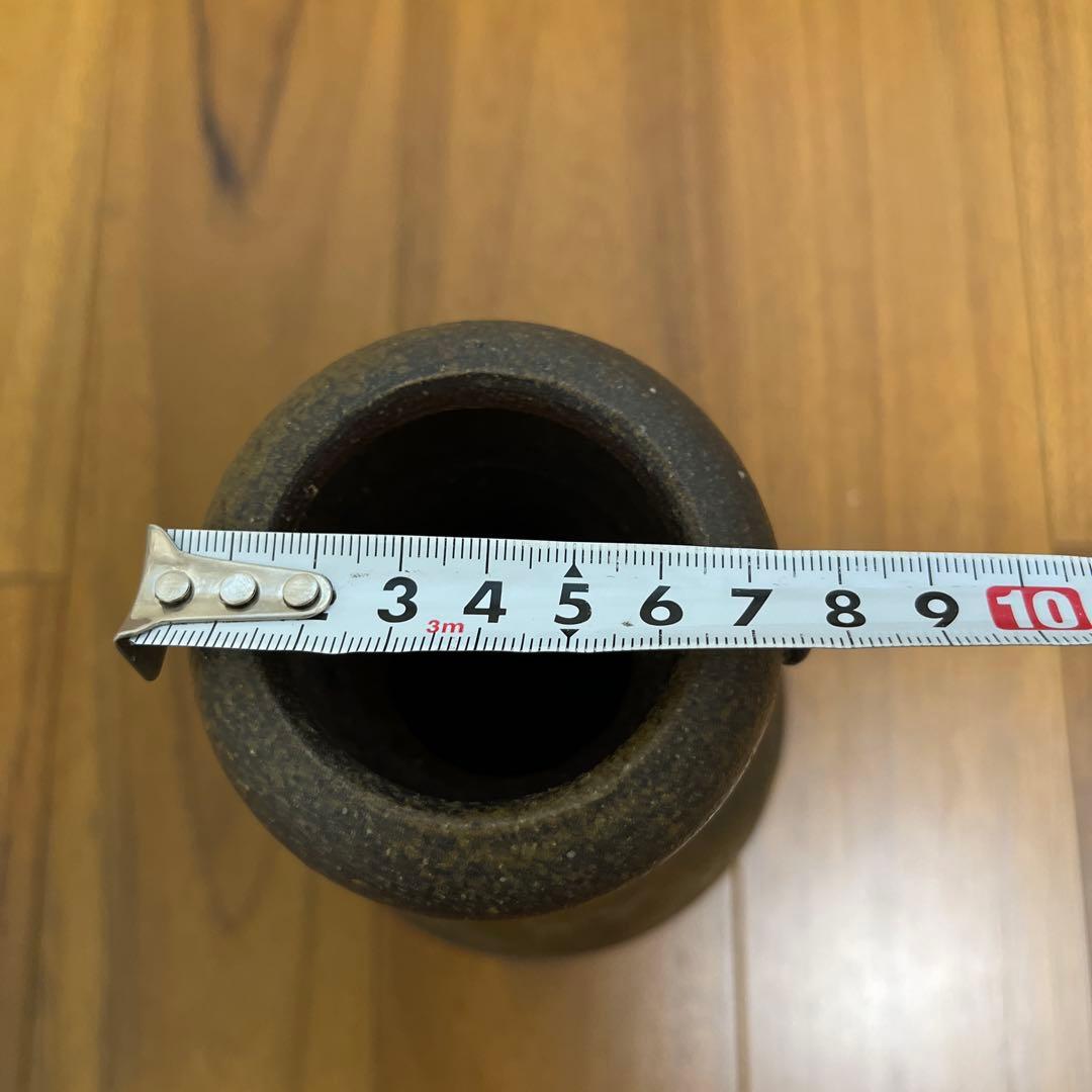 人間国宝　伊勢崎淳 備前焼き　花入れ　花瓶　箱無し　陶印