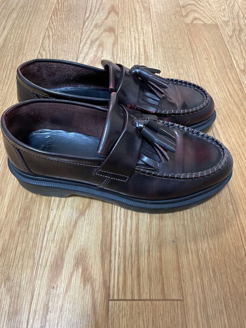 Dr. Martens エイドリアン　タッセルローファー　チェリーレッド