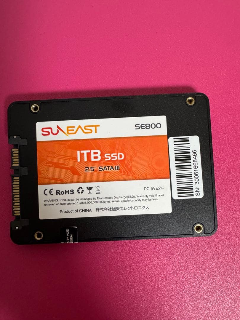 SUNEAEST SE800 1TB SSD 2.5インチ SATA III