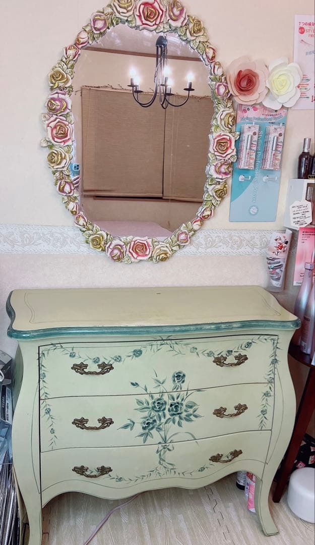 輸入家具 鏡 アンティーク調鏡